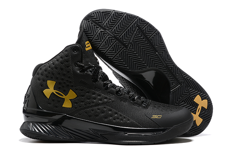 Under Armour Curry One Black Gold Banner